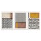 Stupell Industries Natural Lines Pattern Abstract 3pc Wall Plaque Art Set Design by JJ Design House, LLC.